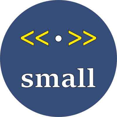 small - SMALL is for small-print | BLUEPHRASE